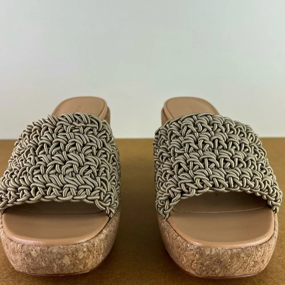 NEW VINCE CROCHET PLATFORM SANDALS - Picture 10 of 13